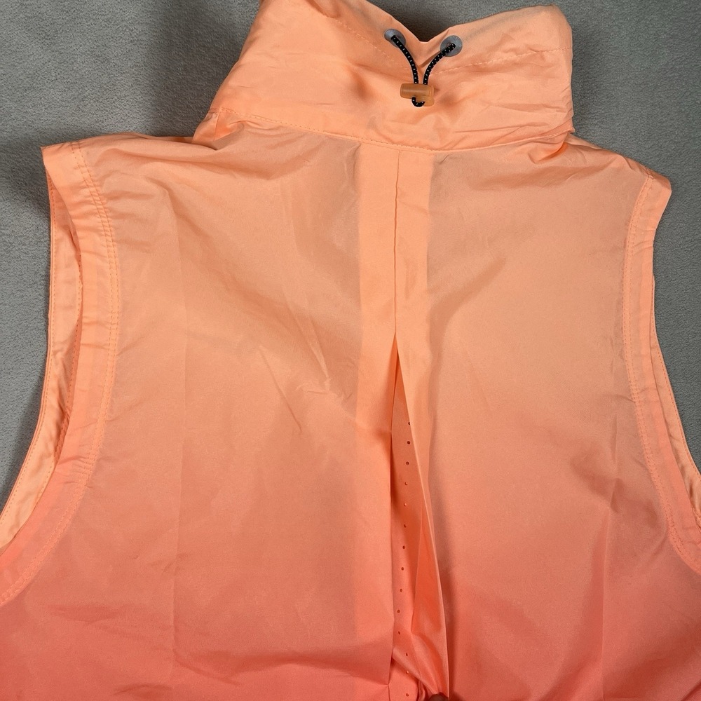 Nike Gradient Reflective Running Vest Womens Large‎ Ombre Orange Full Zip/Pocket - Picture 10 of 10
